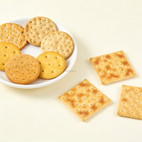 Galletas Crujientes Saladas Multigrano Sin Azúcar de 200g, Caja de 6 Variedades, Producción a Granel de Fábrica, Bajas en Grasa, Venta al Por Mayor