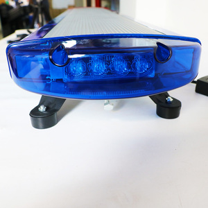 Barra de luz de advertencia LED DE EMERGENCIA superbrillante de 47 pulgadas con bocina de altavoz incorporada y Sirena, colores rojo, blanco y azul, DC 12V, nueva condición - Product Image 6