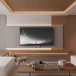 Juego de Muebles de Madera Personalizables para Sala de Estar, Mueble para TV y Mueble de Almacenamiento para Uso en el Hogar y en Villas - Product Image 1