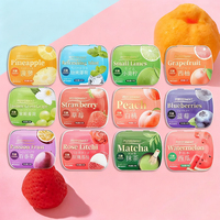 Suikervrije muntjes met diverse fruit smaken, bulk groothandel OEM/ODM, op maat gemaakte private label, frisse adem pepermunt snoepjes
