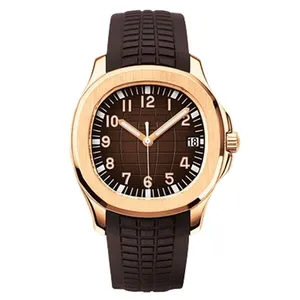 Высококачественные Роскошные брендовые наручные часы с силиконовым ремешком автоматические часы для мужчин водонепроницаемые часы с пользовательским логотипом