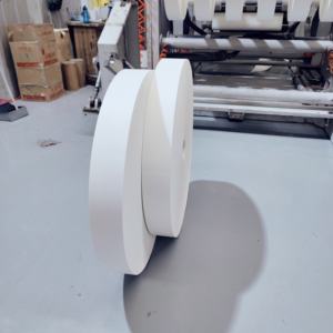 Rouleau de fond de gobelet en papier avec revêtement PE double face imprimé sur mesure, pour matériau en pâte de bois vierge, pour l'emballage alimentaire (sandwichs, sucre, gâteaux) - Product Image 2