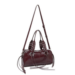 2025 dây thừng xử lý Tote Túi Edgy Biker phong cách Crossbody <span class=keywords><strong>PURSE</strong></span> Shoulder Bag đối với phụ nữ - Product Image 1