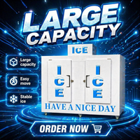 Congélateur commercial pour glace en sacs Mr Frio, compresseur Danfoss, acier peint, réfrigérant R290, certifié CE, garantie 1 an