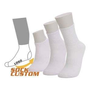 Chaussettes en coton personnalisées pour hommes, design jacquard tricoté décontracté, antibactériennes, logo par sublimation, pour le quotidien, printemps - Product Image 1