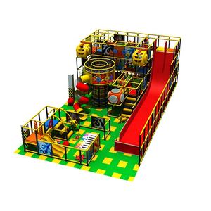 商業用屋内キッズ遊び場ソフトプレイ機器ドロップスライドとスパイダータワー - Product Image 1