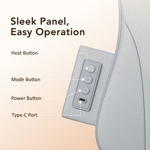 무선 충전식 딥 니딩 등 마사지 베개 시아추 다리 목 어깨 허리 마사지기 전신 통증 완화용 - Product Image 5