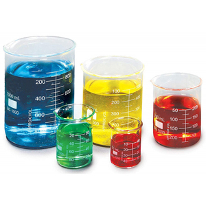 बोरोसिलिकेट बेकर लैब कम रूप स्पष्ट 250 एमएल ग्लास बीकर - Product Image 1