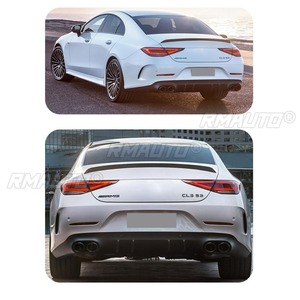 Diffuseur de pare-chocs arrière, lèvre de spoiler, séparateur et embout d'échappement pour Mercedes Benz CLS C257 2018+ - Pièce de modification et accessoire automobile - Product Image 6