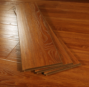 Plancher <span class=keywords><strong>stratifié</strong></span> en bois véritable peint biseauté en <span class=keywords><strong>acajou</strong></span> AC3 - Product Image 2