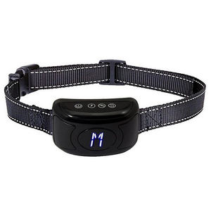 Collar de entrenamiento antiladridos para mascotas, Collar eléctrico resistente al agua, ajustable, sensible, 4 niveles - Product Image 5