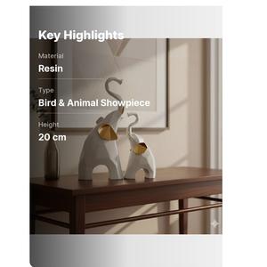 Figuras Decorativas Hechas a Mano de Aves y Animales, Arte en Resina para Decoración de Mesa en Hogar u Oficina, Adorno Coleccionable, Regalo Decorativo - Product Image 3