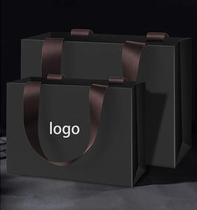 İşletmeler için Logolu Özel Promosyon Kağıt Çantaları Hediye Moda Giyim Takı Paketleme Alışveriş Özel Kağıt Çantaları - Product Image 1