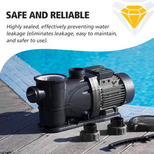 <span class=keywords><strong>Pompe</strong></span> de filtration puissante pour <span class=keywords><strong>piscine</strong></span> enterrée, débit de 100 à 500 L/min, 0,5 à 3 CV, auto-amorçante, avec moteur en aluminium - Product Image 5