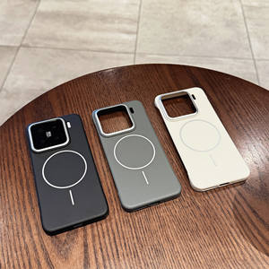 Coque magnétique en cuir pour <span class=keywords><strong>smartphone</strong></span> mobile pour <span class=keywords><strong>xiaomi</strong></span> 15 15 Pro Wireless Charging - Product Image 2