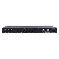 Procesador de Audio Profesional DSP 3.6SP 4.8SP con Inversión de Polaridad, Ecualizador, Filtro, Delay, Crossover, Compresión y Rendimiento XLR