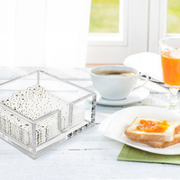 Boîte à mouchoirs carrée en plastique acrylique haute transparence, style Instagram tendance, fabriquée par KUNSHAN pour la décoration de table et de bar
