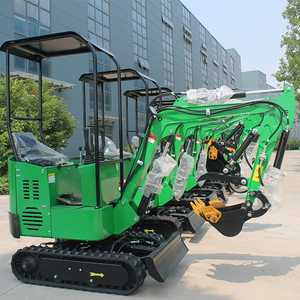 Compre la Miniexcavadora Hidráulica CE Más Pequeña de 0.4M3 y 1 Tonelada para Trabajos Agrícolas, con Accesorios, Cabina Cerrada, Miniexcavadora - Product Image 5