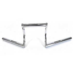 AOCHUANG Guidon de moto rétro chromé 22 mm, guidon Drag Z noir/chrome pour moto - Product Image 6