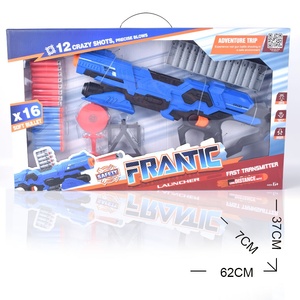 Di Vendita caldo Gioco di Tiro di emissione continua funzionamento manuale Scoppio Spugna Eva Morbida Schiuma Proiettili di Pistola Giocattolo - Product Image 6