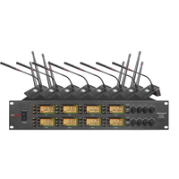 Produsen OEM Headset genggam mikrofon nirkabel Lavalier 8 saluran UHF dengan harga pabrik