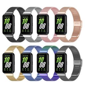 <span class=keywords><strong>Correa</strong></span> de acero inoxidable <span class=keywords><strong>Galaxy</strong></span> Fit <span class=keywords><strong>3</strong></span> para reloj inteligente, Milán con hebilla de <span class=keywords><strong>correa</strong></span> de metal, <span class=keywords><strong>correa</strong></span> de metal para Samsung, en stock - Product Image 2