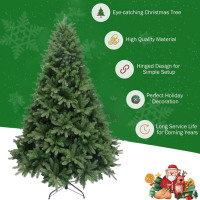 Arbol De Navidad Noel 180 CM Artificiel PE PVC Décorations Mixtes Arbre de Noël pour Intérieur et Extérieur