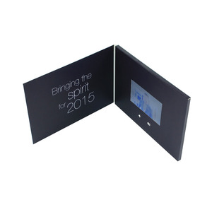 Tarjeta de felicitación <span class=keywords><strong>Video</strong></span> 7 pulgadas personalizado lcd tarjeta de <span class=keywords><strong>Video</strong></span> de alta calidad Tapa dura de vídeo folleto - Product Image 6