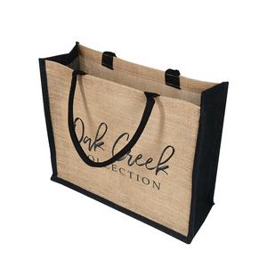 Bolsa de Compras de Yute Mediana/Grande para Verduras, Bolsas de Regalo de Boda Personalizadas - Product Image 6