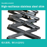 Pantographe à ressort en alliage d'aluminium robuste JIXIO pour éclairages de scène, tournages vidéo/usage en studio, capacité 3-12 kg, options 4 m