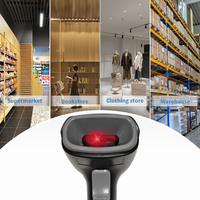 Escáner de Código de Barras 2D Inalámbrico USB de Mano para Inventario y Comercio Minorista, Escaneo de Alta Velocidad, Calidad Industrial, CMOS, Decodificación Rápida