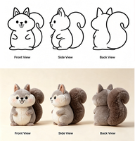 Jouet en peluche mignon, animal en peluche doux et peluches de carotte, poupée, logo personnalisé, fabricant OEM ODM, vente en gros