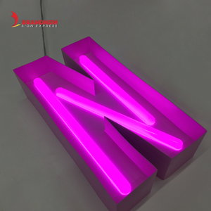 BRANDNEWSIGN Fabricante Custom Factory Outlet Diseño personalizado Acrílico Led <span class=keywords><strong>Neon</strong></span> Sign Embedded Letras de caja de acero inoxidable - Product Image 3