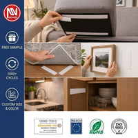 Rouleau de bande auto-agrippante élastique et adhésive, fixation en tissu souple double face pour montage mural et travaux manuels