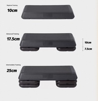 Plataforma de Step Ajustable en Altura CHOOYOU, Plataforma de Step Antideslizante para Fitness, Ecológica, Inodora, para Ejercicios en Casa