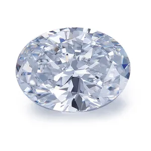 1 Karat 2 Karat Labor-Erwachsener Diamant Farbe VVS VS SI CVD HPHT CVD Ovalform Labor-Erwachsener Diamant