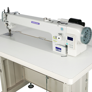 0303D Automatic Single Needle Flat Bed Long Arm Upholstery Industrial <b>Walking</b> Foot Leather Sewing <b>Machine</b> for Sale - Product Image 2