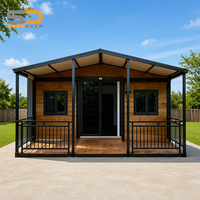 Maison préfabriquée extensible en conteneur de 20 pieds ou 40 pieds, 1, 2, 3 ou 4 chambres, maison de jardin, maison portable, villa