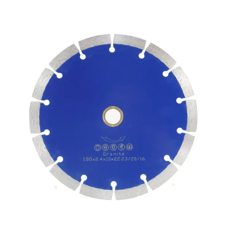 180mm Hot Pressed Cutting Blades Saw Blade Diamond Cutting Disc For Granite Sandstone Concrete