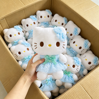 Vente en gros usine : Jouets en peluche mignons Hello Kitty, poupées anime, animaux en peluche de 8 pouces, jouets pour machine à griffes pour magasins