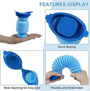 Bouteilles à urine de 750 ml pour hommes, bouteille à urine pliable, <span class=keywords><strong>urinoir</strong></span> portable pour femmes, pour les embouteillages, le camping, la randonnée, les voyages d'urgence - Product Image 4