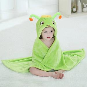 <span class=keywords><strong>Peignoir</strong></span> unisexe pour bébé de 0 à 3 <span class=keywords><strong>ans</strong></span> Cape en flanelle Cartoon pour garçons et filles <span class=keywords><strong>Peignoir</strong></span> à capuche pour nouveau-né Cadeau d'emmaillotage Serviette de bain - Product Image 5