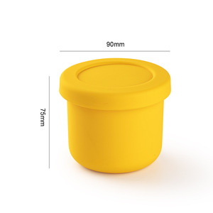 Silicone Food Storage Container Lunch Box,Nestable Silicone Food Holders, Reusable Food Storage Box