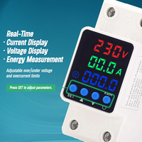 Soltree AVP 2P AC DC einstellbar über Unter spannung mit kWh Energie messung Stroms chutz Spannung und Stroms chutz