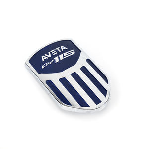 Vernice Spray personalizzata di alta qualità galvanica bave Free Abs in plastica cromata Auto distintivo emblema adesivo con campione gratuito - Product Image 2