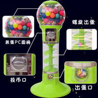 Distributeurs automatiques de bonbons en capsules à spirale Xunhe, distributeurs de bonbons à monnayeur personnalisés, distributeurs de bonbons gélifiés