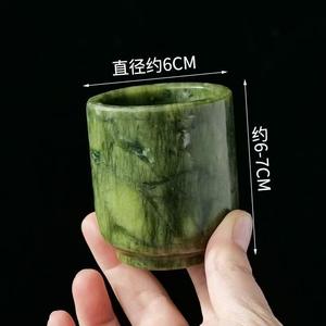 แก้วคริสตัลธรรมชาติทรงตรง ขัดเงาด้วยมือ หุ้มด้วยผ้าไหม แก้วชาพลังงาน สำหรับใช้ในบ้าน สำนักงาน ขายส่ง - Product Image 6