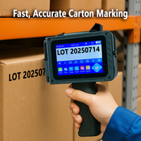 Imprimante à jet d'encre portable INCODE avec encre à solvant, tête d'impression TIJ pour l'impression de codes, résolution 600 DPI, automatique