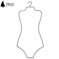 Support de maillot de bain en métal doré pour enfants, nouvelle collection
