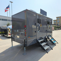 Toilettes mobiles préfabriquées portables avec roues pour les événements agricoles et les festivals, toilettes mobiles faciles à déplacer
